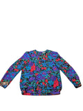 VTG floral overhead blouse