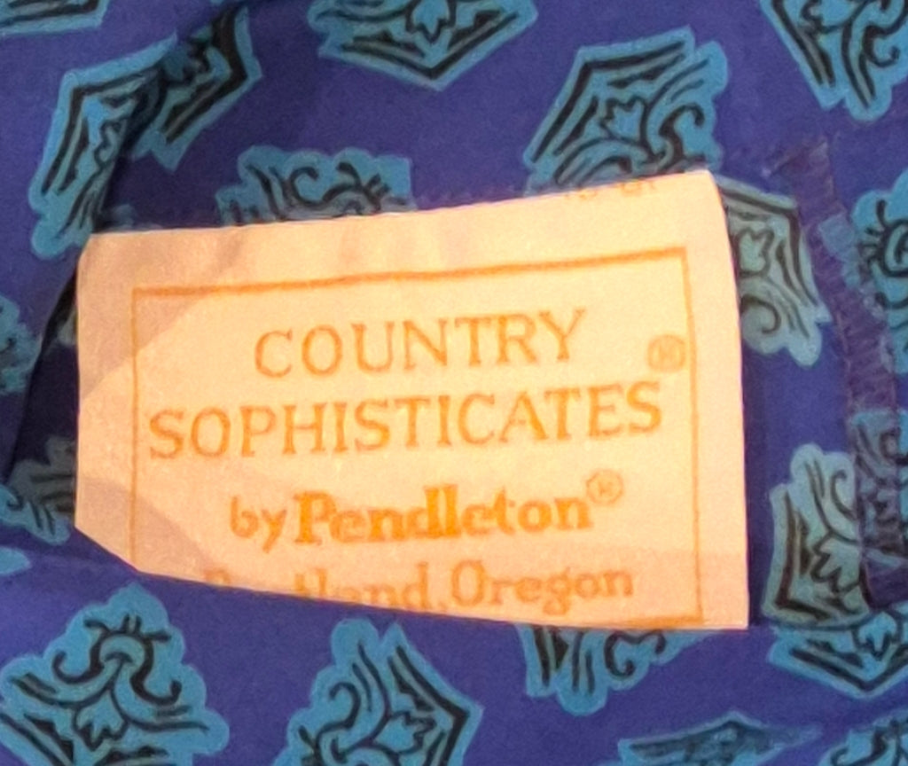 VTG pendleton blouse size L