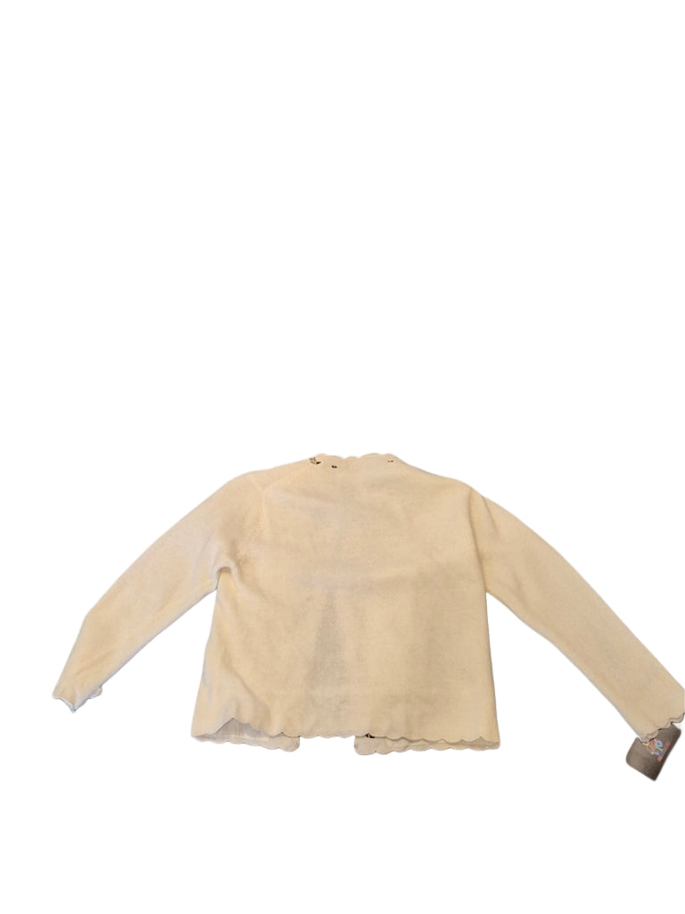 VTG wool blouse with lace encos size S