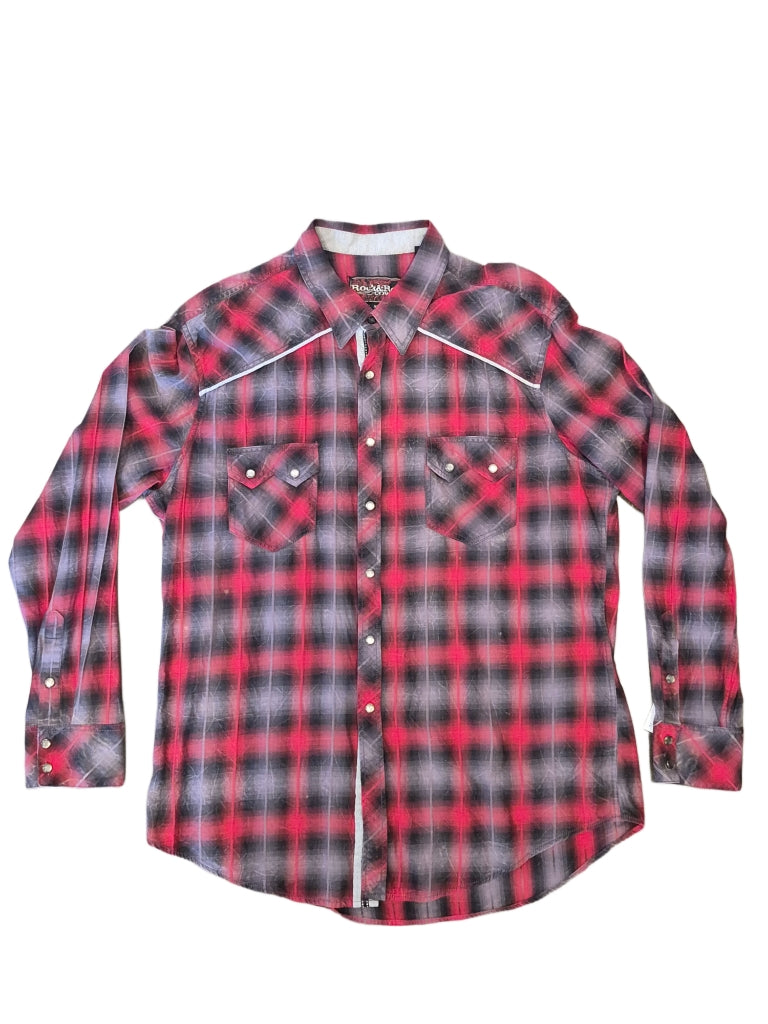 VTG Rock & Roll Cowboy Pearl Snap Down