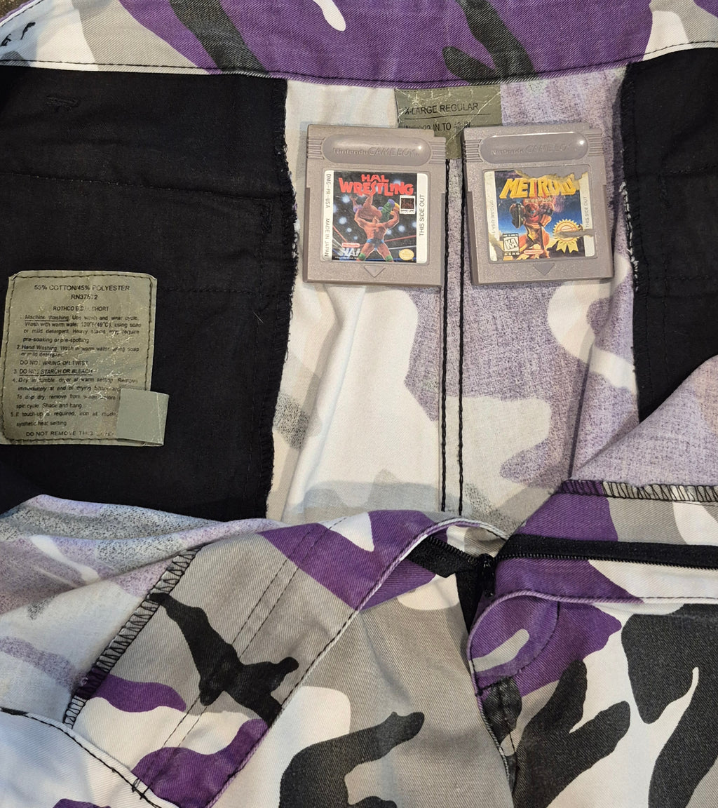 Y2K camo Shorts