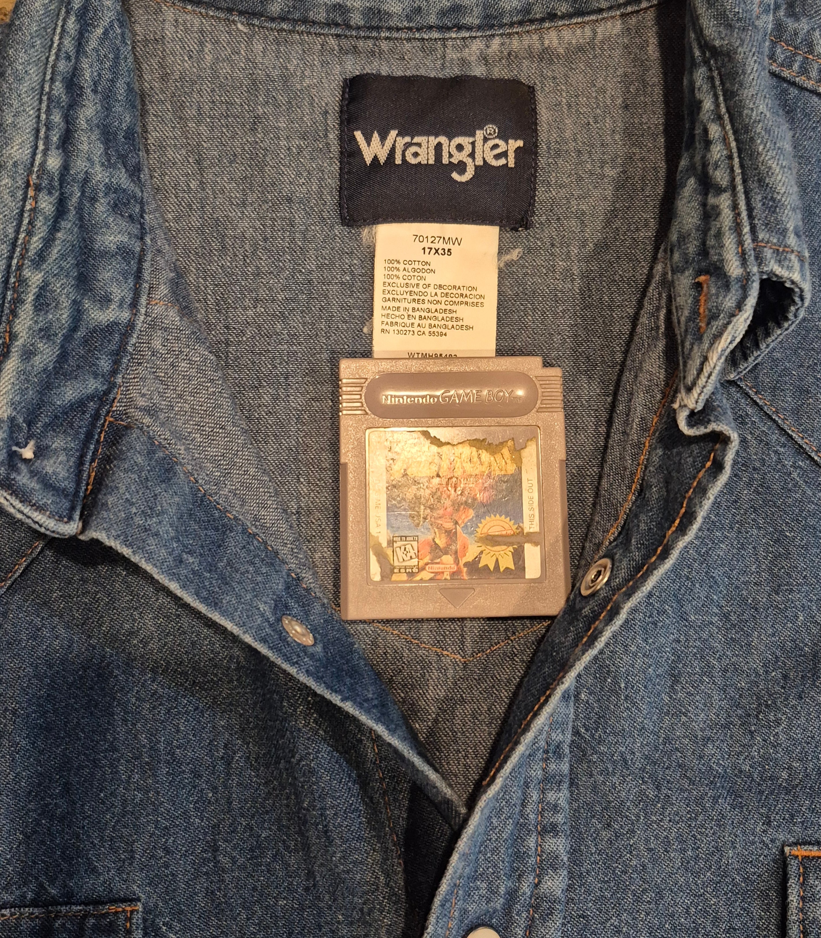 VTG Wrangler denim shirt