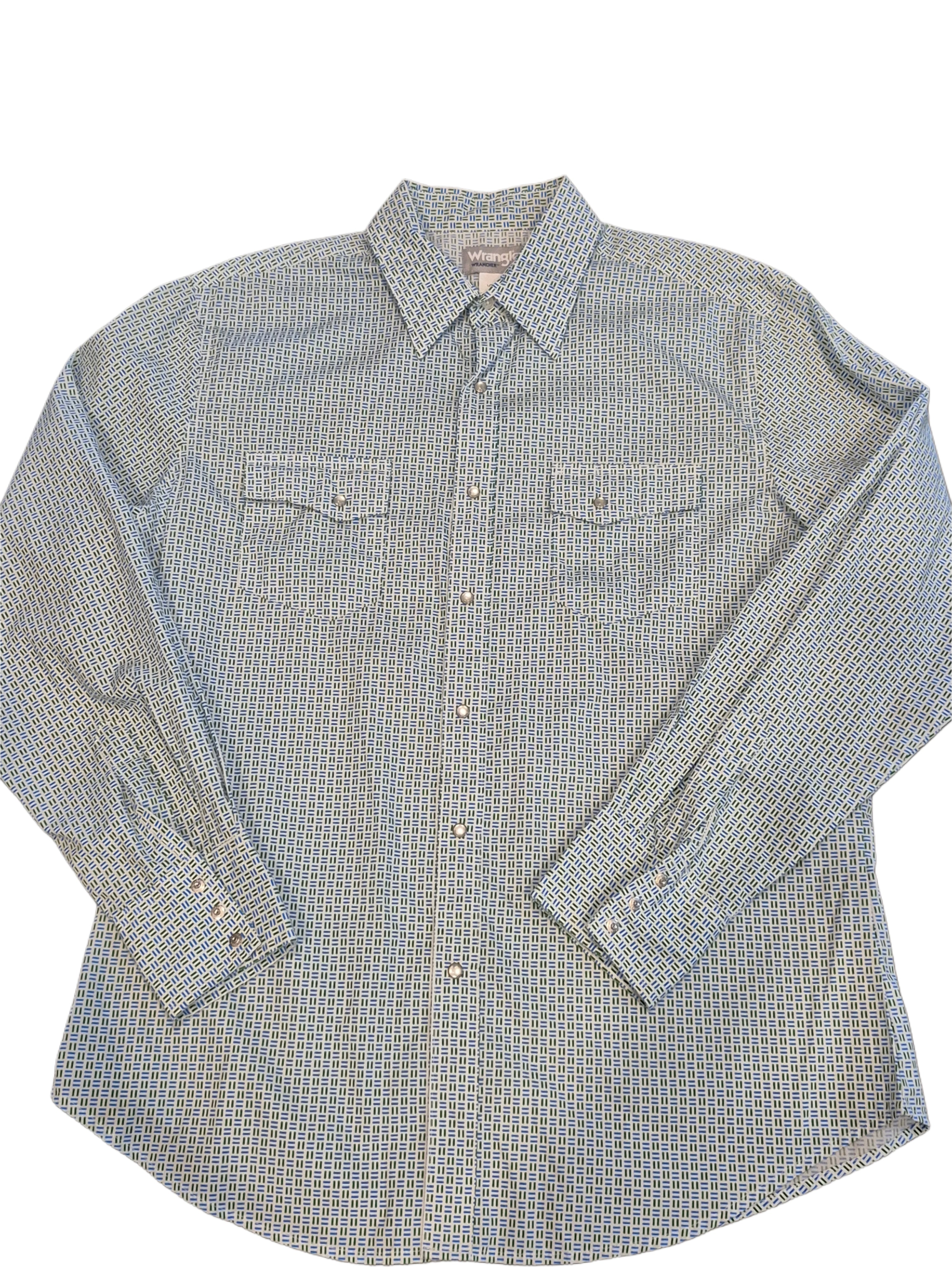 Y2K Wrangler Pearl Snap Down